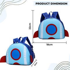 Kindergarten Cute Cartoon Kids School Bag for Boys and Girls (Blue)