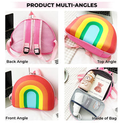 Kindergarten Cute Cartoon Kids School Bag for Boys and Girls (Multicolor)