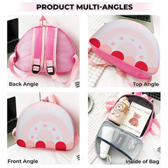 Kindergarten Cute Cartoon Kids School Bag for Boys and Girls (Pink)