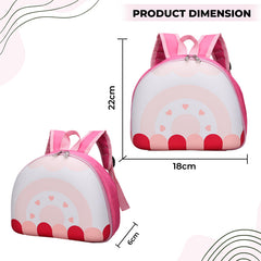 Kindergarten Cute Cartoon Kids School Bag for Boys and Girls (Pink)
