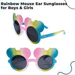 Kids Sunglasses Stylish and Compact Kids Eyewear for Summer (Yellow)