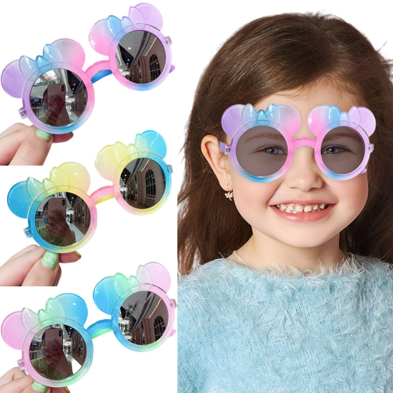 Kids Sunglasses Stylish and Compact Kids Eyewear for Summer (Baby Pink)