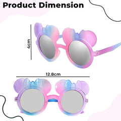 Kids Sunglasses Stylish and Compact Kids Eyewear for Summer (Baby Pink)