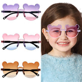 Kids Sunglasses Stylish and Compact Kids Eyewear for Summer (Purple)
