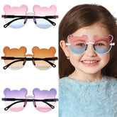 Kids Sunglasses Stylish and Compact Kids Eyewear for Summer (Pink)
