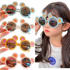 Kids Sunglasses Stylish and Compact Kids Eyewear for Summer (Grey)