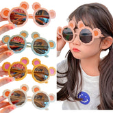 Kids Sunglasses Stylish and Compact Kids Eyewear for Summer (Pink)