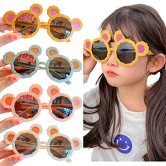 Kids Sunglasses Stylish and Compact Kids Eyewear for Summer (Yellow)
