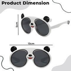 Kids Sunglasses Stylish and Compact Kids Eyewear for Summer (Silver)