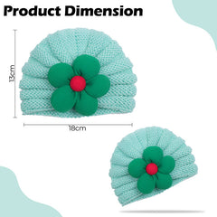 Compact and Stylish Baby Cap (Mint Green)