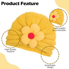 Compact and Stylish Baby Cap (Yellow)