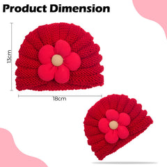 Compact and Stylish Baby Cap (Red)