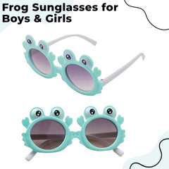 Kids Sunglasses Stylish and Compact Kids Eyewear for Summer (Blue)