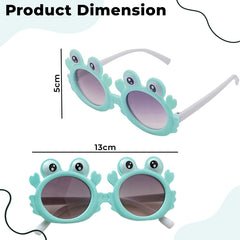 Kids Sunglasses Stylish and Compact Kids Eyewear for Summer (Blue)