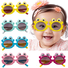 Kids Sunglasses Stylish and Compact Kids Eyewear for Summer (Yellow)