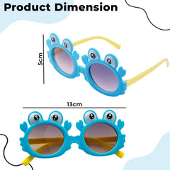 Kids Sunglasses Stylish and Compact Kids Eyewear for Summer (Sky Blue)