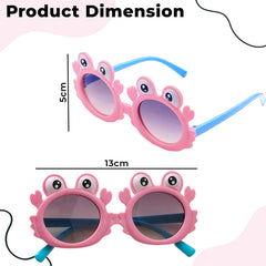 Kids Sunglasses Stylish and Compact Kids Eyewear for Summer (Pink)