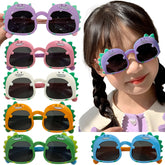 Kids Sunglasses Stylish and Compact Kids Eyewear for Summer (Purple)