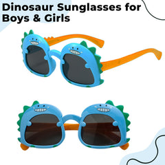 Kids Sunglasses Stylish and Compact Kids Eyewear for Summer (Blue)