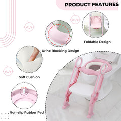 The Ultimate Baby Potty Training Seat for Kids and Toddlers (Baby Pink)