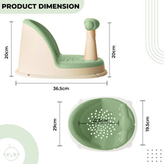 Baby Bath Essential Premium Baby Bather for Newborns (Fresh Green)