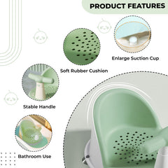 Baby Bath Essential Premium Baby Bather for Newborns (Fresh Green)