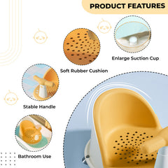 Baby Bath Essential Premium Baby Bather for Newborns (Locke Yellow)