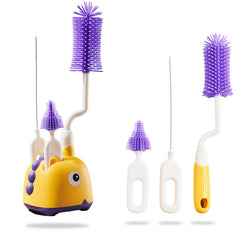 Silicone Baby Milk Bottle Cleaning Brush (Purple)