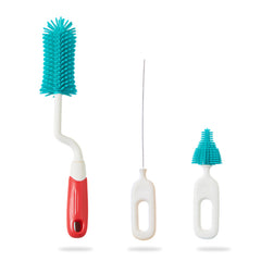 Silicone Baby Milk Bottle Cleaning Brush (Red)