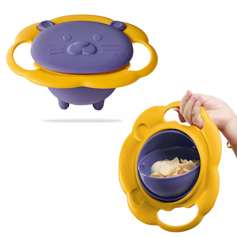Bembika Baby Feeding Bowl ExceptionalQuality Kids’ Bowl for Easy Feeding Compact and Stylish Baby AntiScalding and AntiFall Food Bowl (Purple)