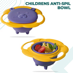 Bembika Baby Feeding Bowl ExceptionalQuality Kids’ Bowl for Easy Feeding Compact and Stylish Baby AntiScalding and AntiFall Food Bowl (Purple)