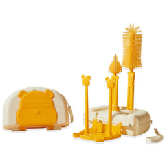 Silicone Baby Milk Bottle Cleaning Brush (Yellow)