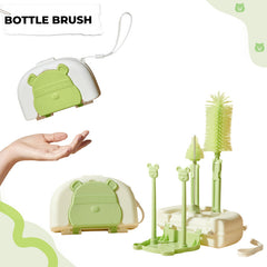Silicone Baby Milk Bottle Cleaning Brush (Green)