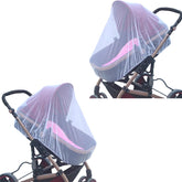 Baby Stroller Mosquito Net for Outdoor (White)
