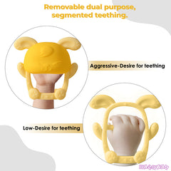 BPA Free Baby Feeding Essentials Baby Self Feeding Spoons Baby Teether (Skyblue)