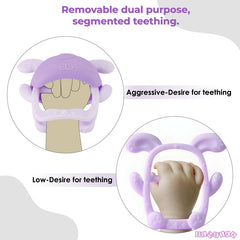 BPA Free Baby Feeding Essentials Baby Self Feeding Spoons Baby Teether (Skyblue)