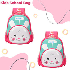 Kindergarten Cute Cartoon Kids School Bag for Boys and Girls (Pink)