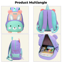 Kindergarten Cute Cartoon Kids School Bag for Boys and Girls (Rabbit)