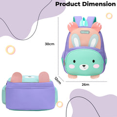 Kindergarten Cute Cartoon Kids School Bag for Boys and Girls (Rabbit)