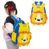 Kindergarten Cute Cartoon Kids School Bag for Boys and Girls (Royal Blue)