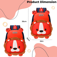 Kindergarten Cute Cartoon Kids School Bag for Boys and Girls (Navy Blue)