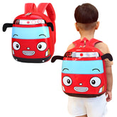 Kindergarten Cute Cartoon Kids School Bag for Boys and Girls (Red)