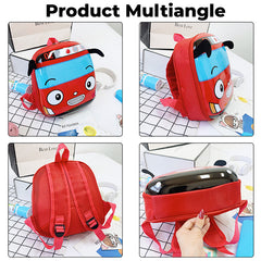 Kindergarten Cute Cartoon Kids School Bag for Boys and Girls (Red)