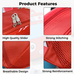 Kindergarten Cute Cartoon Kids School Bag for Boys and Girls (Red)