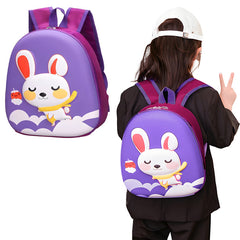 Kindergarten Cute Cartoon Kids School Bag for Boys and Girls (Purple)