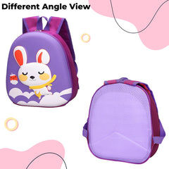 Kindergarten Cute Cartoon Kids School Bag for Boys and Girls (Purple)