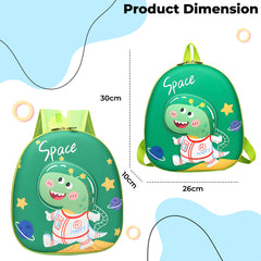 Kindergarten Cute Cartoon Kids School Bag for Boys and Girls (Green)