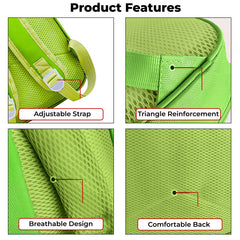 Kindergarten Cute Cartoon Kids School Bag for Boys and Girls (Green)