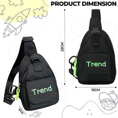 Baby Essential Adorable and Functional Baby Shoulder Bag for Kids (Black)
