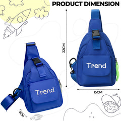 Baby Essential Adorable and Functional Baby Shoulder Bag for Kids (Blue)